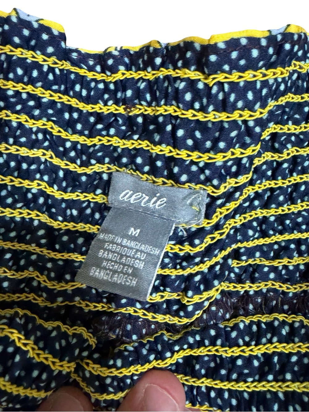 ✨ Aerie Boho Silky Wide Leg Lounge Pants Multi Print Size M No Belt - Picture 7 of 11